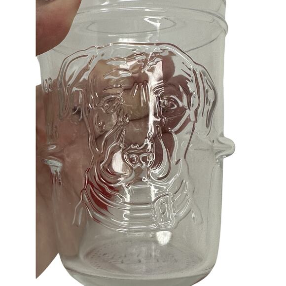 Lagunitas Beer Raised Design Pit Bull Dog Beer Glass - Picture 2 of 4